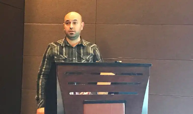 Amir Rezaei at the 2019 Kruze Training Offsite