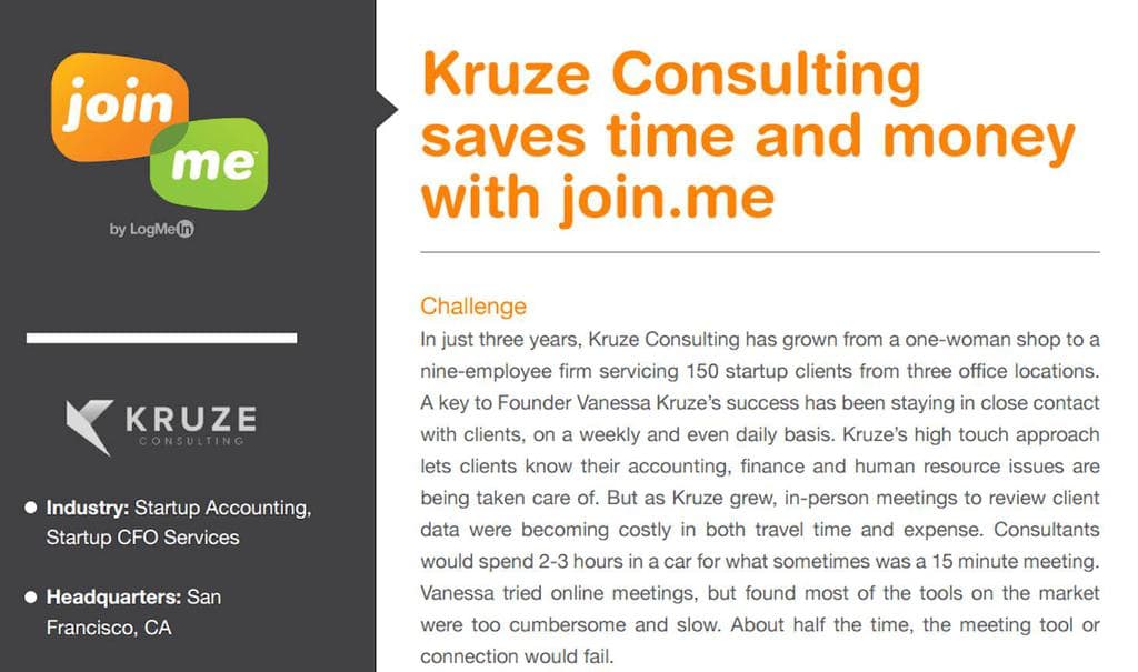 Join.Me Features Kruze Consulting Startup Accounting Firm