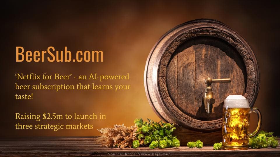 Slide 2 - B2C Pitch Deck Intro Slide