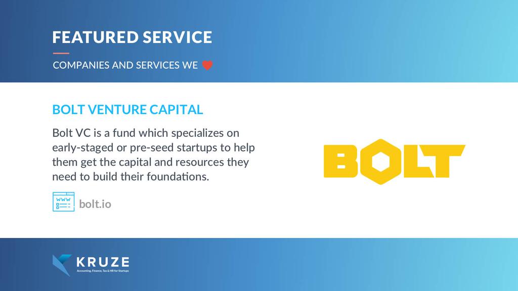 Featured Service - Bolt Venture Capital