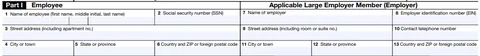 Complete Part I - Employee and Employer Information