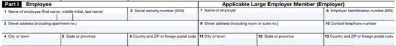 Complete Part I - Employee and Employer Information