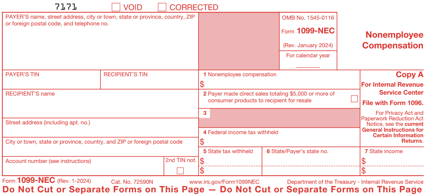 Form 1099-MISC Form 1099-MISC