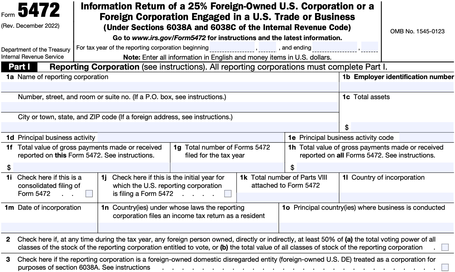 Form 5472 Instructions, Where to File and Tips