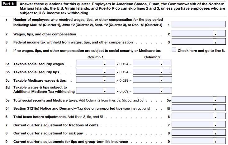 Answer these questions for this quarter