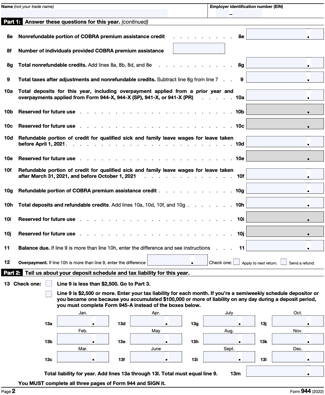 Answer these questions for this year. Answer these questions for this year.