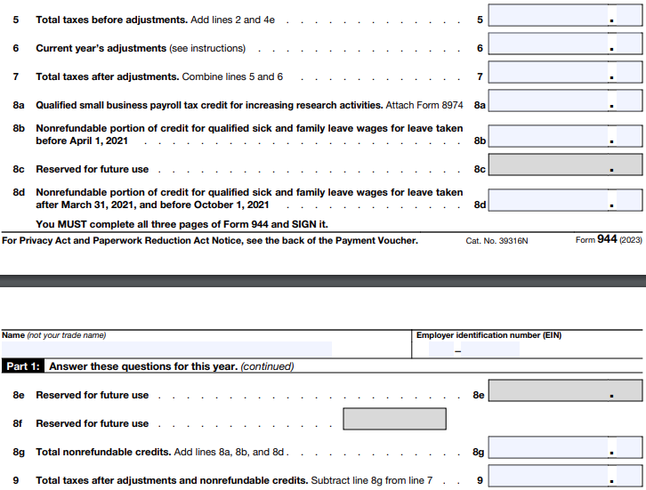 Federal Employment Tax Liability