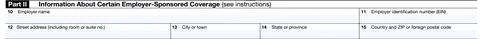 Information About Certain Employer-Sponsored Coverage Information About Certain Employer-Sponsored Coverage