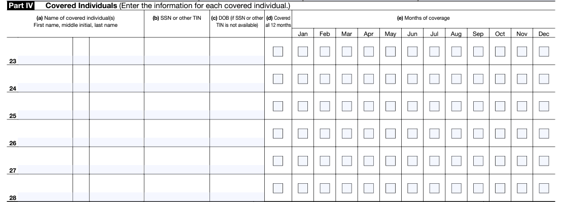 Covered Individuals Covered Individuals
