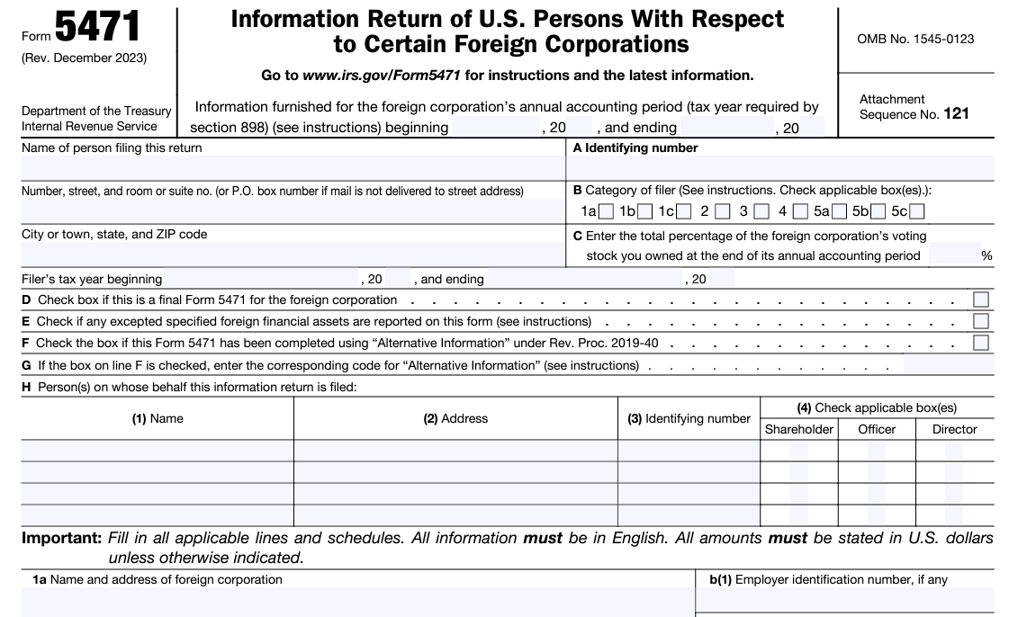 Form 5471