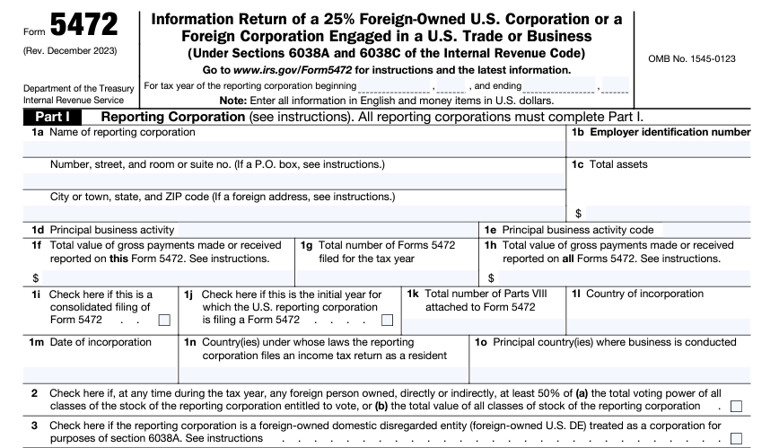 Form 5472