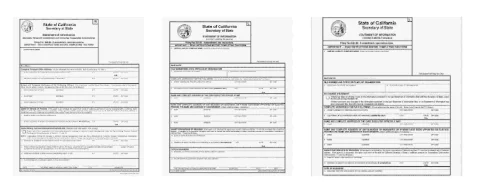 California Statement of Information