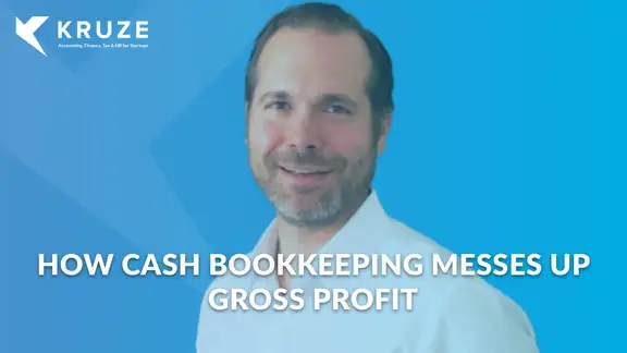 Cash bookkeeping can affect your gross profit