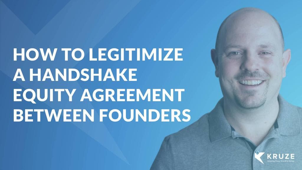 How to Legitimize a Handshake Equity Agreement Between Founders