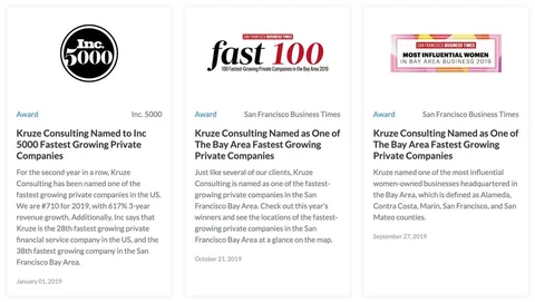 Kruze Consulting recognized as one of the fastest-growing companies