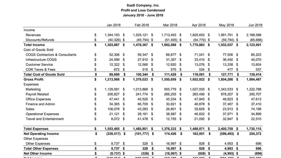 saas-income-statement