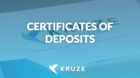 Certificates of Deposits for Startups