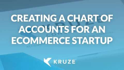 Creating a chart of accounts for an ecommerce startup