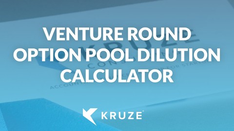 Venture Round Option Pool Dilution Calculator