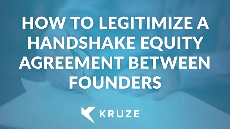 How to Legitimize a Handshake Equity Agreement Between Founders