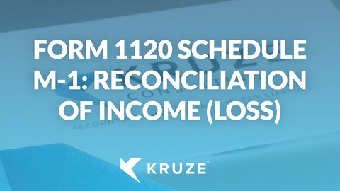 Form 1120 Schedule M-1