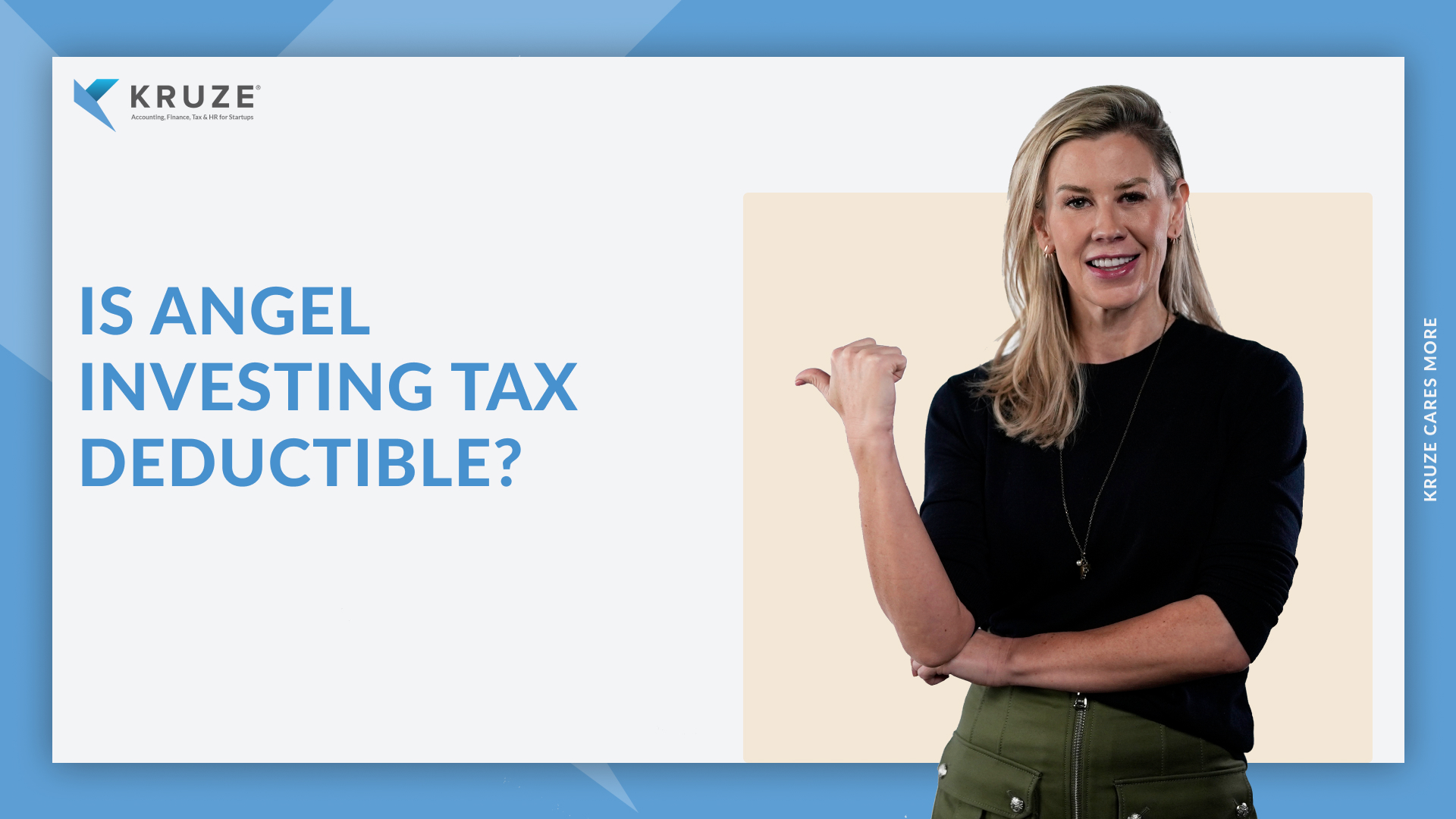 Is Angel Investing Tax Deductible? | Kruze Consulting