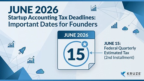 June 2026 Startup Accounting Tax Deadlines: Important Dates for Founders