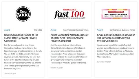 Kruze Recognized as One of the Fastest-Growing Companies