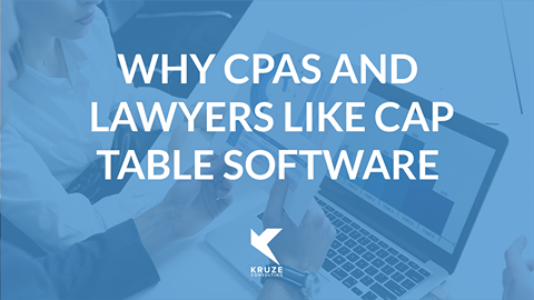 Why Do CPAs and Lawyers Like Cap Table Software?