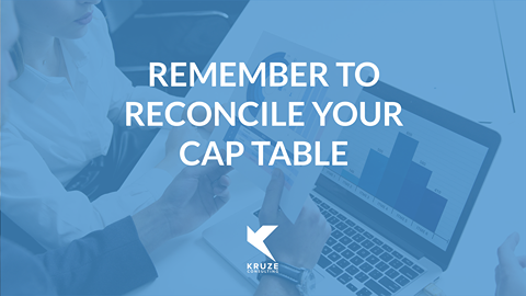 Why Startups Must Reconcile the Cap Table