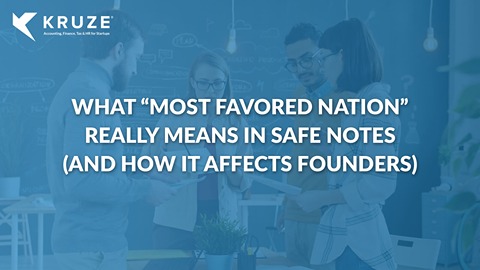 What “Most Favored Nation” Really Means in SAFE Notes (And How It Affects Founders)
