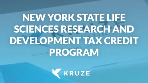 New York State Life Sciences Research and Development Tax Credit Program New York State Life Sciences Research and Development Tax Credit Program