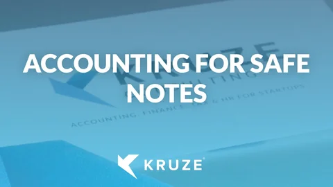 Safe Note Sample How to Account for SAFE Notes | Kruze Consulting