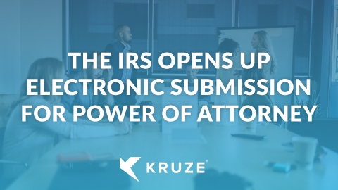 IRS Electronic Submission for Power of Attorney