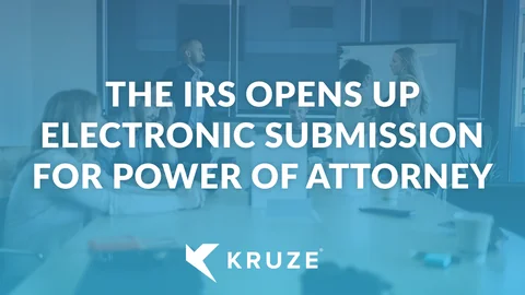 The IRS Opens Up Electronic Submission for Power of Attorney