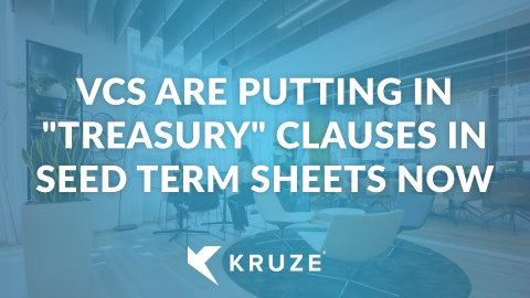 The Treasury Clause in VC Term Sheets