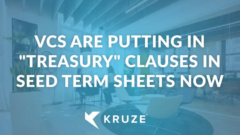 Why Venture Capital Funds are Now Including Treasury Clauses in Term Sheets