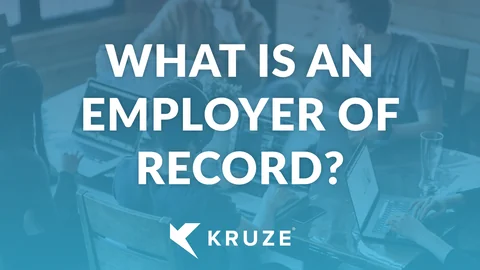What is an employer of record?