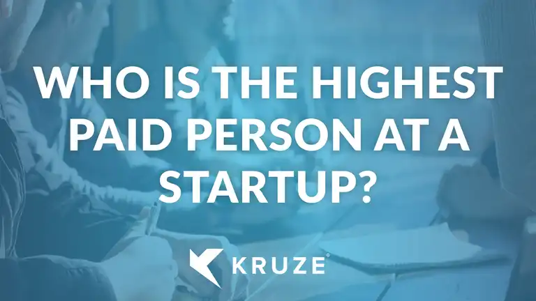 Who is the highest paid person at a startup?