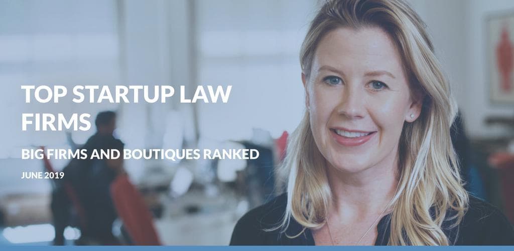 Top 5 and Top Boutique Startup Law Firms