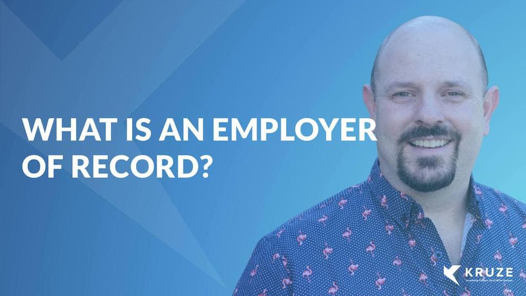 What is an employer of record?